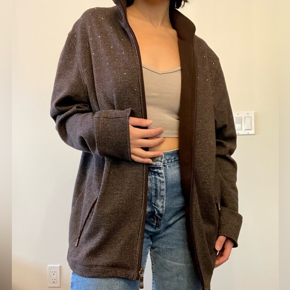 Vintage Brown Tweed Women’s Jacket - Picture 2 of 9